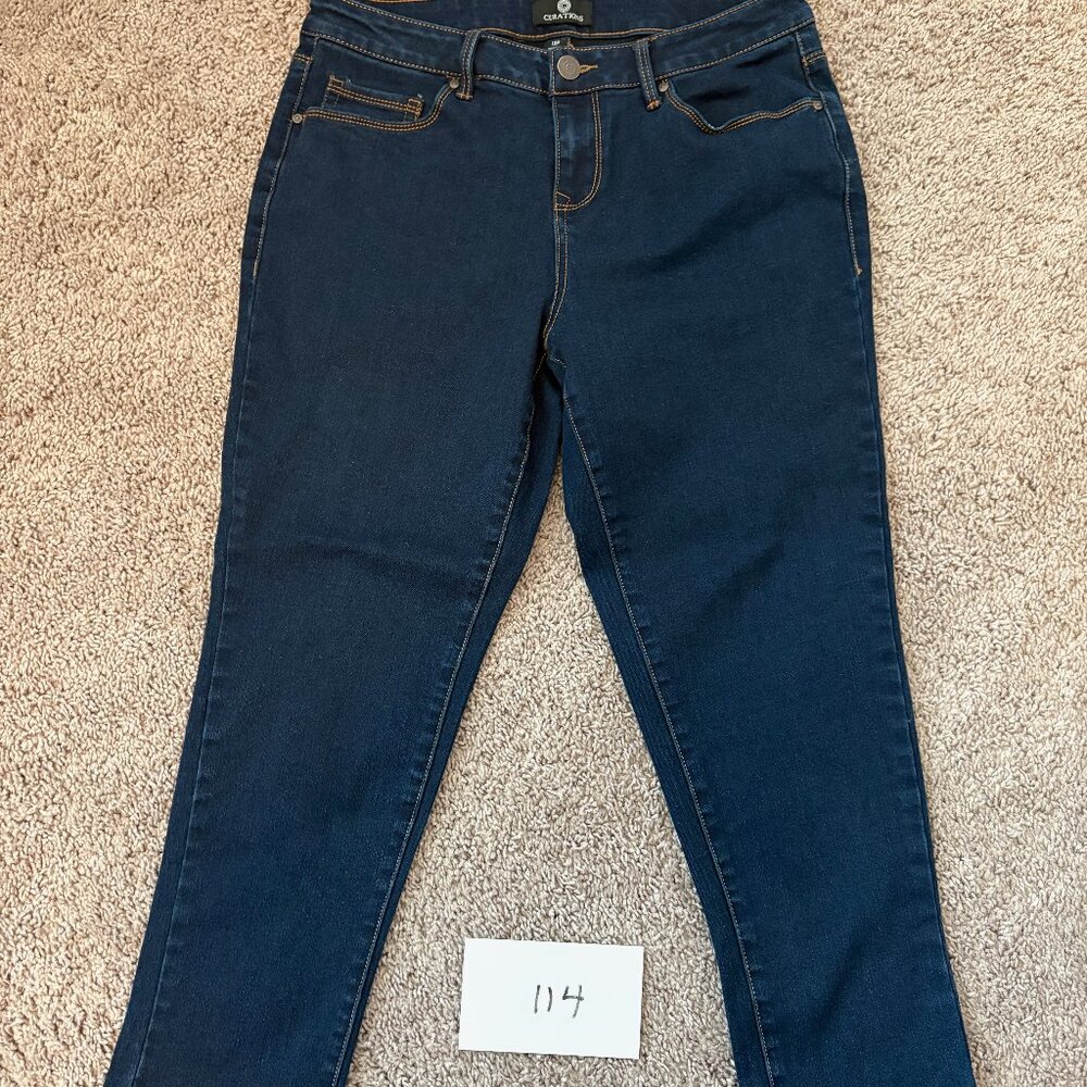 Curations Blue Jeans Size 12 P Petite Pants